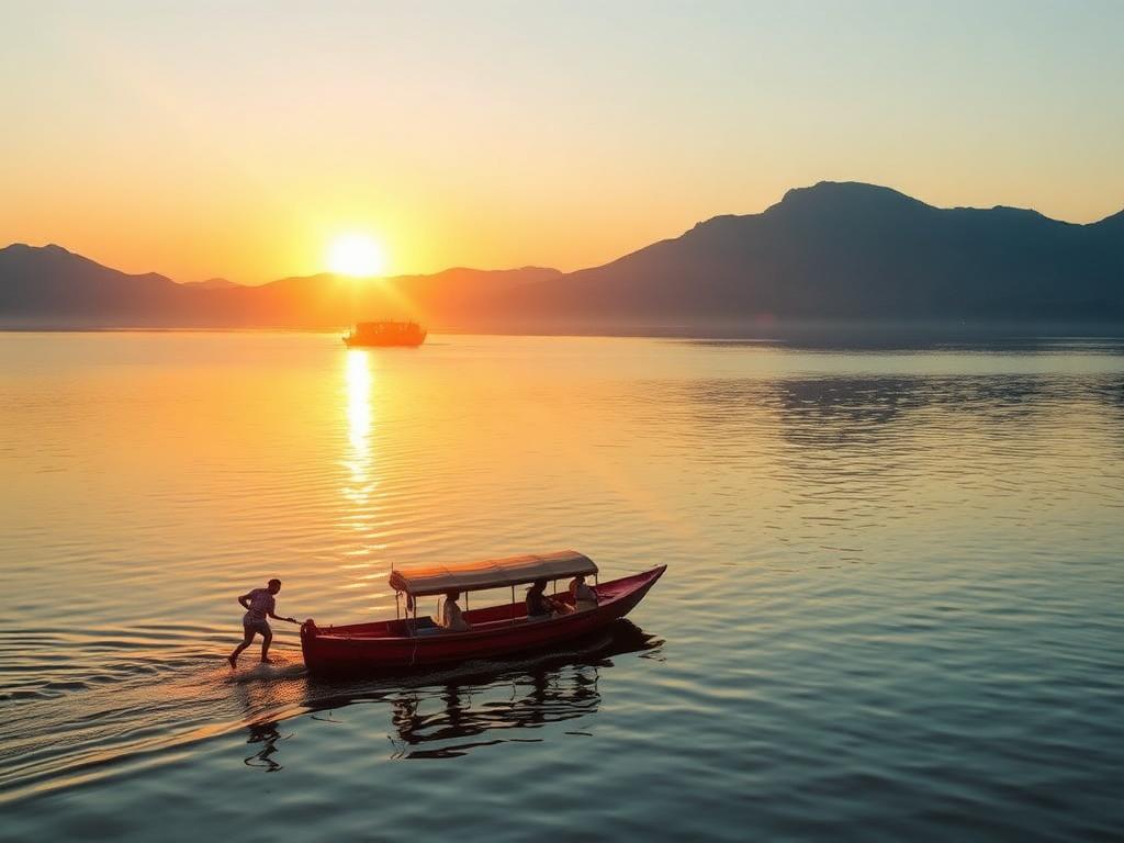 Lake Pichola Sunset Boat