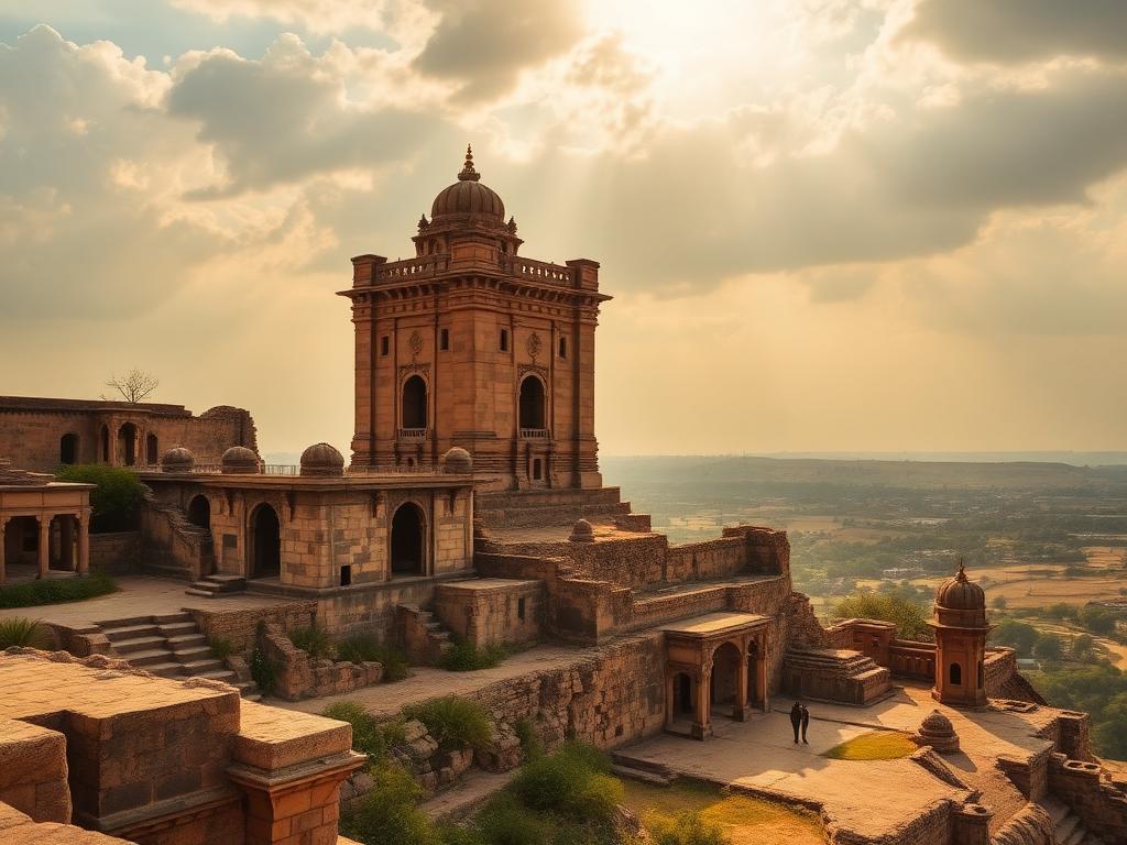 Chittorgarh fort ruins